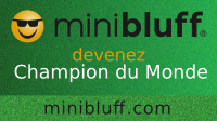 Damien joue au Minibluff